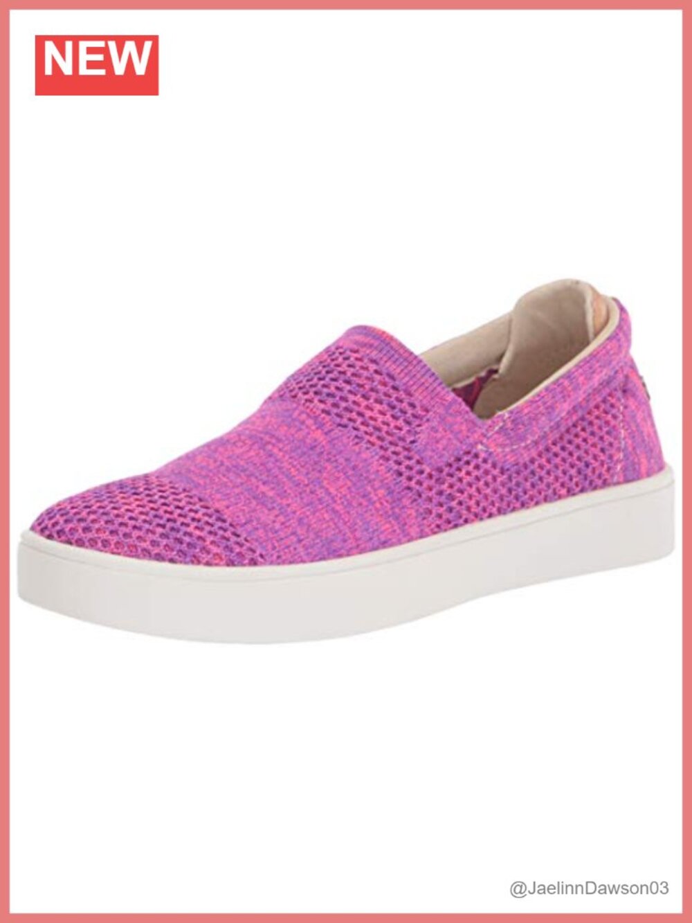 Women's Slip-on Sneaker Engineered Knit Orthotic Arch Support Non-Slip EVA